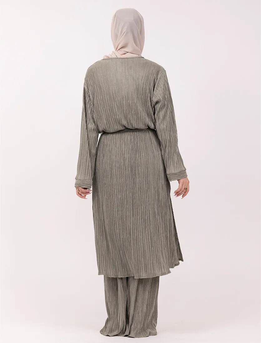 Sage Long Plisse Co Ord